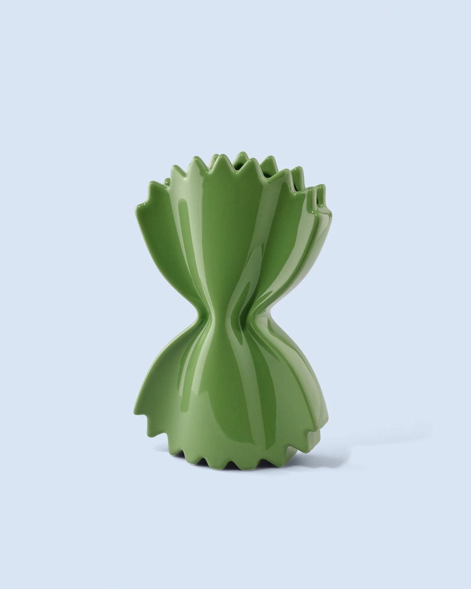 Fluid Market - Vaas Pasta - groen - keramiek - limited edition