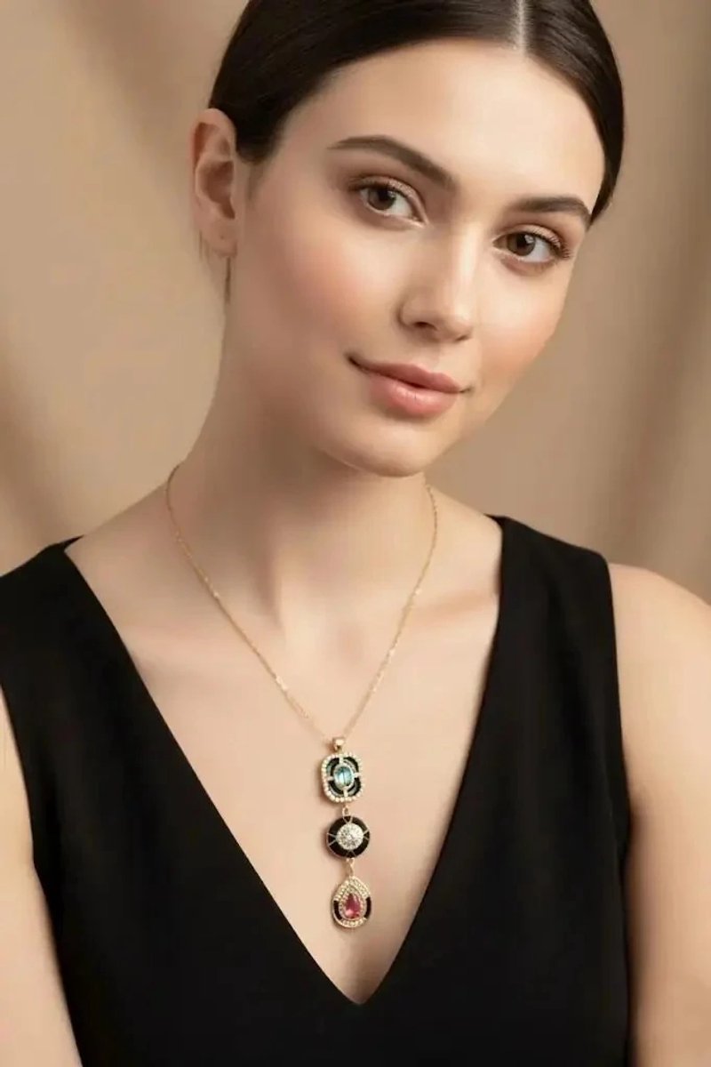 Dorvina 316L Staal Vintage Model Dames Ketting 3 uclu Verkleurt Niet | Stijlvol en Duurzaam Sieraad