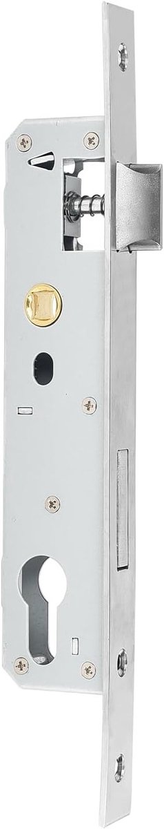 Robuuste RVS buislock voor tuinpoort - Afstand 85 mm - Randafstand 25 mm - Veiligheidsoplo