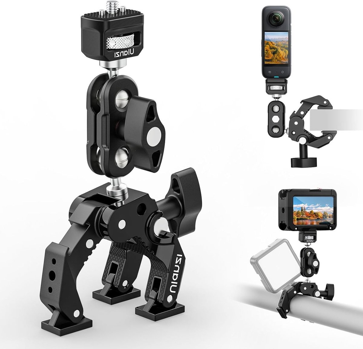 Verstelbare Magic Arm met Super Clamp Bevestigingsset voor Camera en Accessoires