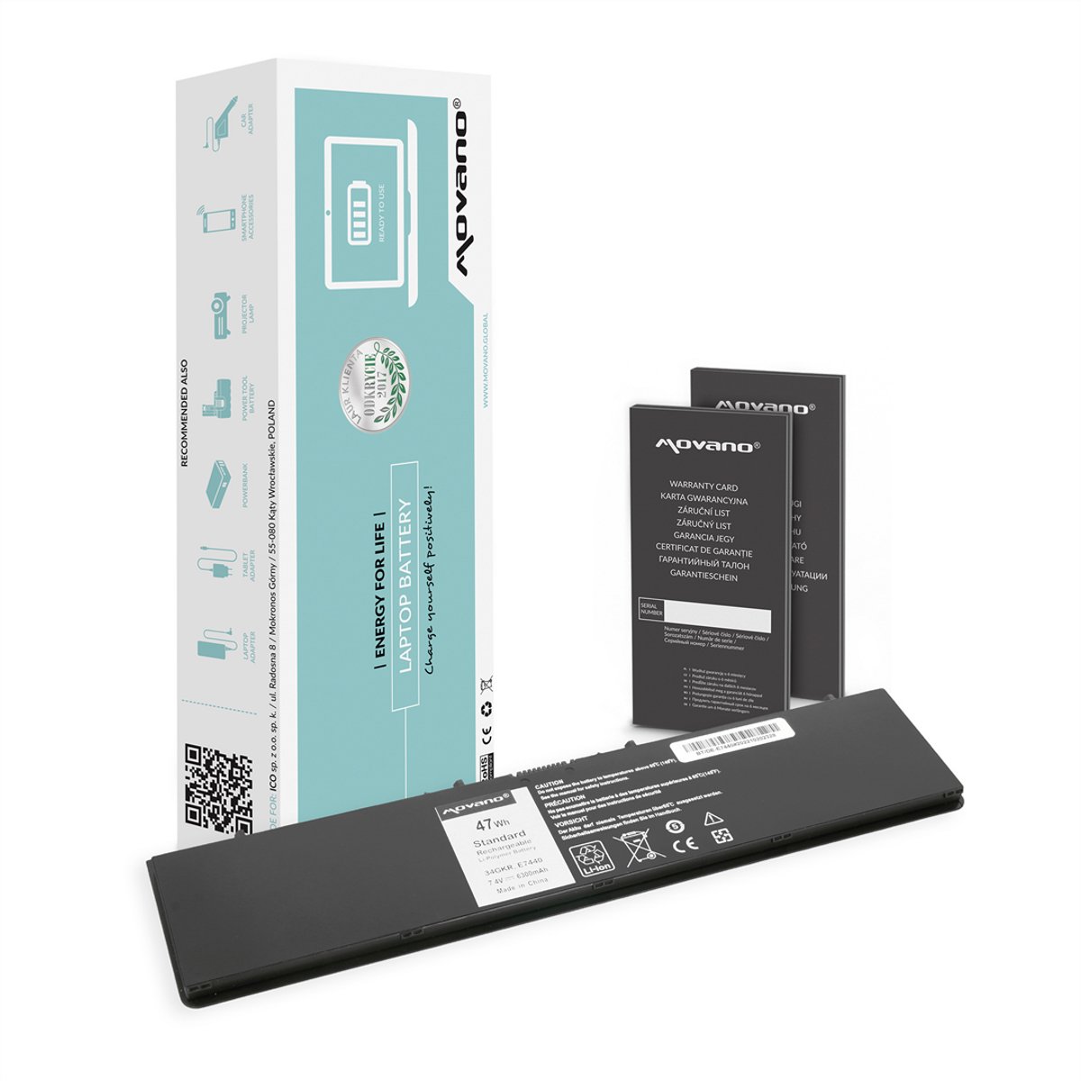 Movano Latitude Serie - Batterij - Dell Latitude E7440/E7450 - Hoge Kwaliteit - Lange Levensduur