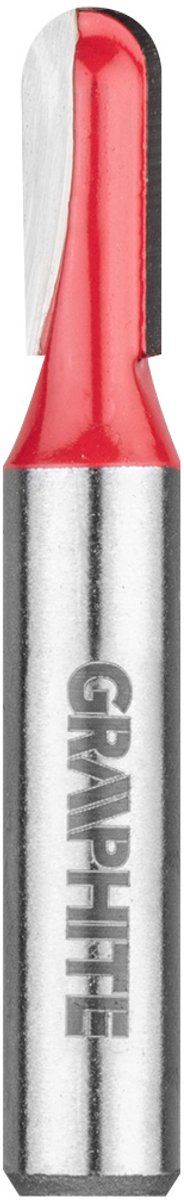 Graphite - U-type Lange Groeffrees - 6.35x15.5mm - 8mm Schaft - HM