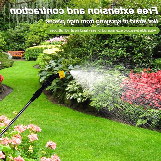 Brenzoos - Electric Plant Sprinkler - Draagbare Water Sprinkler - 5 Liter - Verstelbare Nozzles - Ideaal voor Tuin en Gazon - Efficiënt Onkruidbestr.. — afbeelding 3
