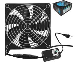 120mm Koelventilator met Snelheidsregeling, AC 220V, Brushless Design voor Laptop en Desktop, Ideaal voor Verbeterde Luchtstroom en Statistische Druk