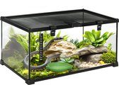 Terrarium Vertical Personnalisé en Verre de Grande Taille de 120 Gallons Cage po