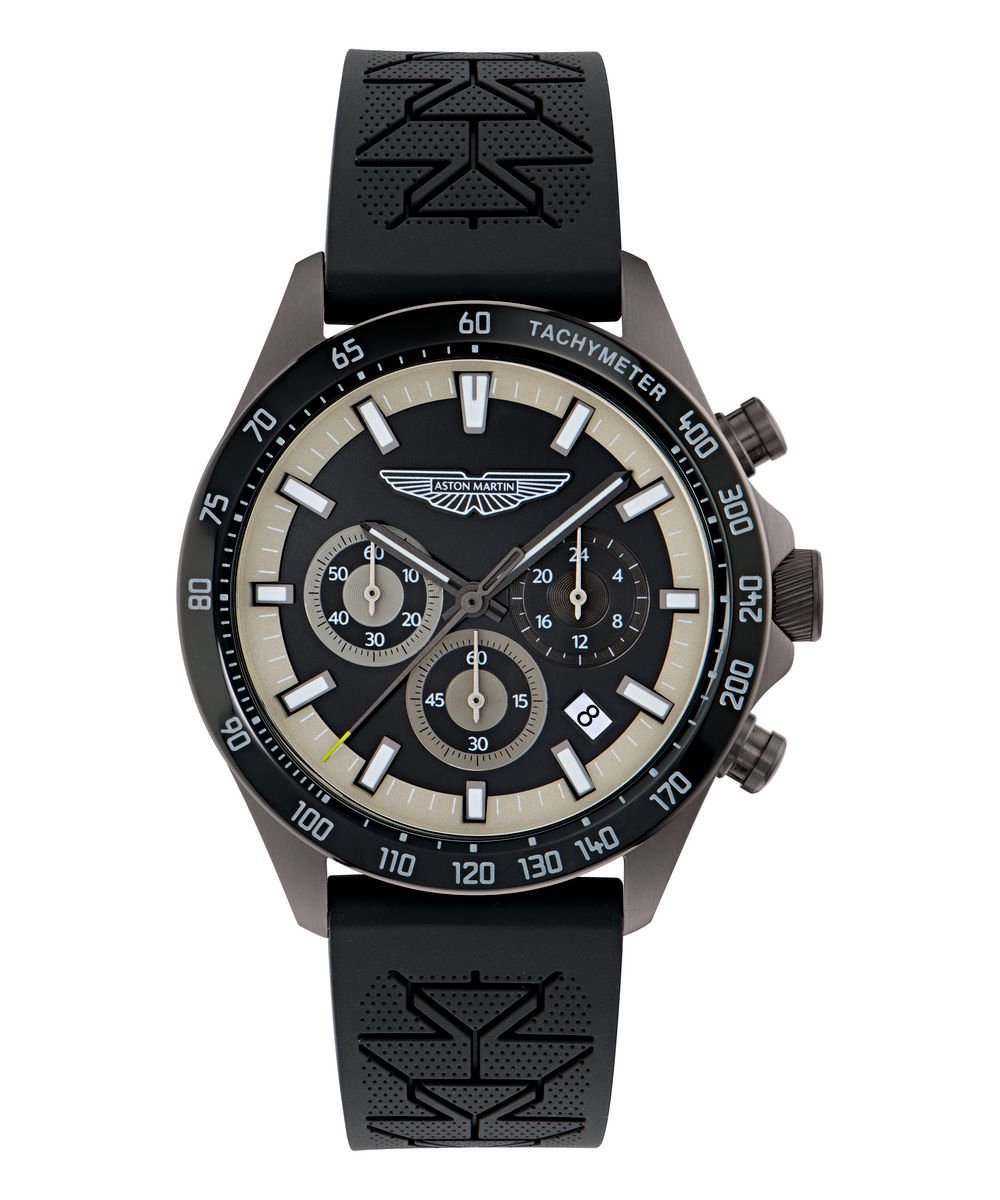 Aston Martin Aml Icon SPT MTIS2S606 Horloge - Siliconen - Zwart - Ø 44 mm