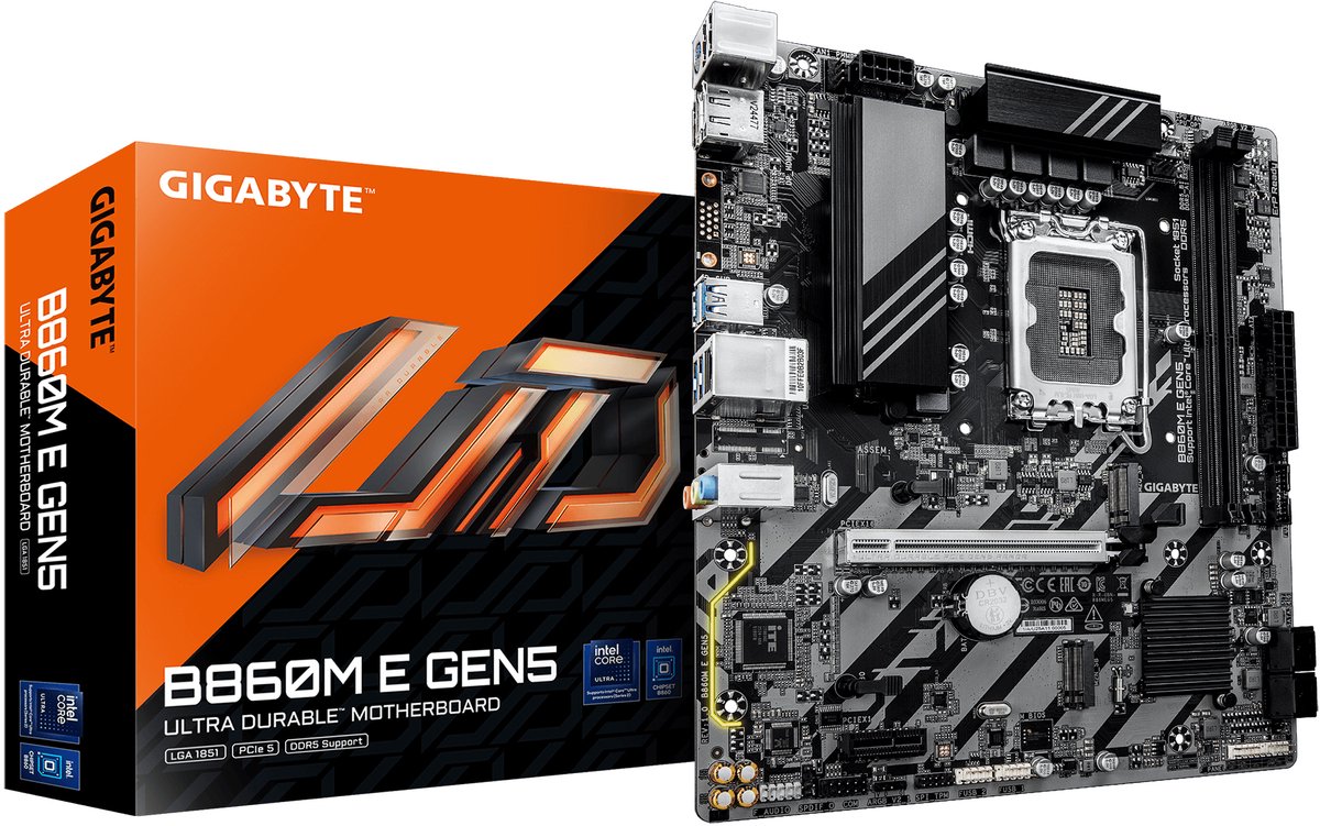 GIGABYTE B860M E GEN5 Moederbord