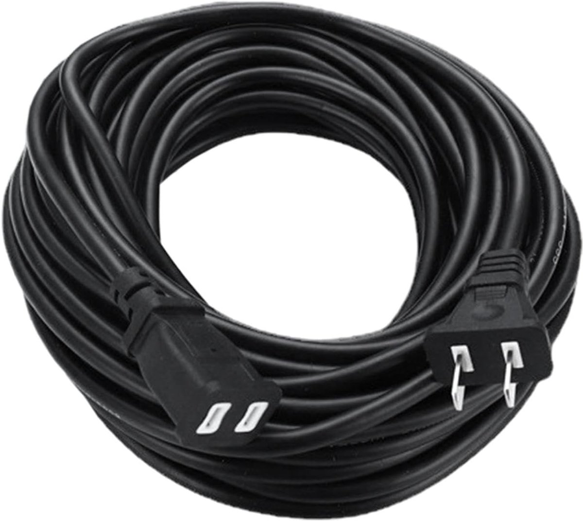 Verlengsnoer voor buiten - Waterdicht snoer - Tuinverlichting - Trekvast PVC - 10 meter - Zwart