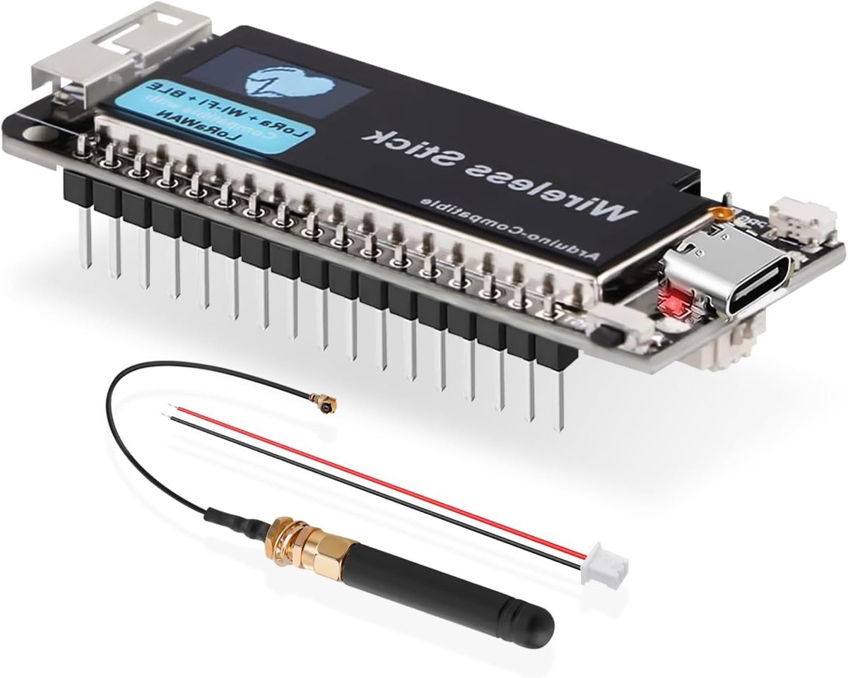 Draadloze Ontwikkelbord voor LoRa V3 met WiFi, BLE, GPS en LCD Display voor Arduino, 863-928MHz LoRaWAN