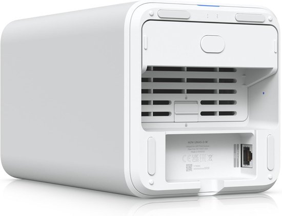 Netwerk Opslag - NAS Apparaat - Centraal Bestanden - Dubbele HDD Bay - 22.37 x 12.9 cm - Wit — afbeelding 2