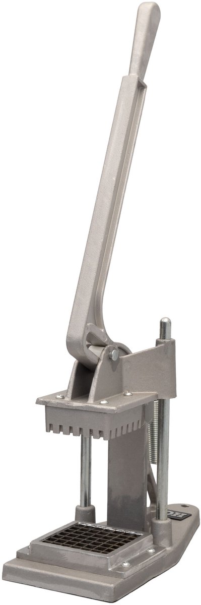 HCB® - Professionele Horeca Frietsnijder - 8 mm - aluminium patatsnijder - Fritessnijder - 32x14.5x63 cm (DxBxH) - 4.50 kg - 9891