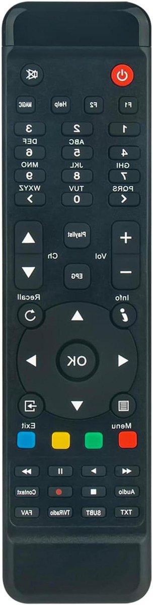 Vervang Afstandsbediening - Universele Afstandsbediening - TV Bediening - Infrarood Bediening - 10 Meter Bereik - Zwart
