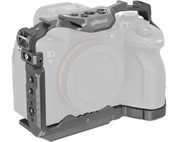 Quick Release Cage voor Sony A7R V/A7 IV/A7S III/A7R IV/A1 met Patented HawkLock, Cold Shoe en NATO Rail, Ideaal voor Fotografie en Videografie, Duurzaam en Antikras Ontwerp