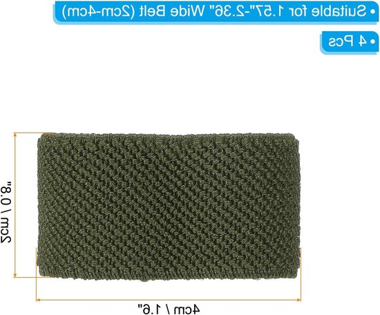 Elastische riemhouders voor webriemen - Organizers voor riemen en accessoires, ideaal voor dagelijks gebruik — afbeelding 4