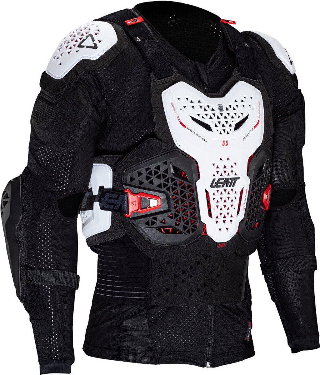 Leatt Body 5.5 EVO Witte Protector Jas -