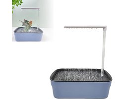 Multifunctionele Vogelbad voor Parkieten en Papegaaien, Automatische Vogel Douche met Badhuis en Speeltoestel