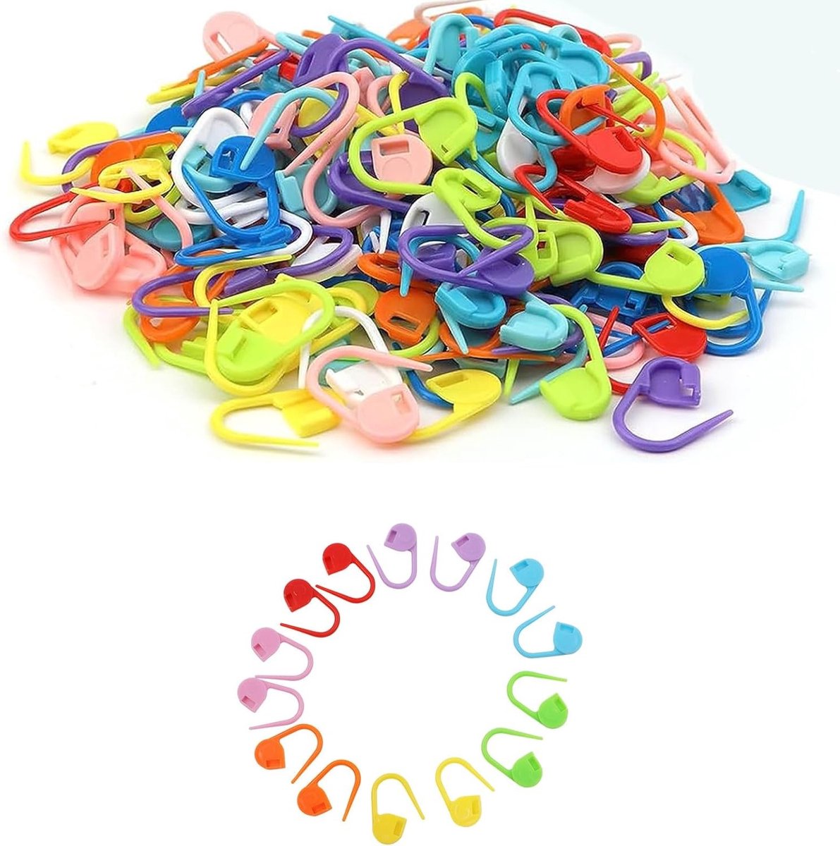30 Stuks Mesh Markers voor Breien en Haken, Veiligheidspinnen en Lockstitch, Perfect voor DIY Projecten