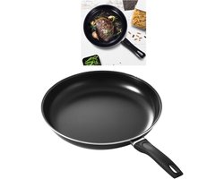 Koekenpan Metaal - Antiaanbak Pan - Dagelijks Koken - Gelijkmatige Warmte - 25 Cm