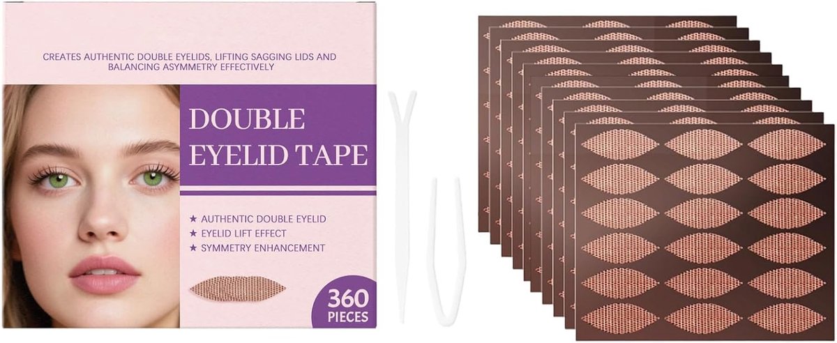 Oogliftstrips - Instant Lijmtape - Make-up Werk - 360 Stuks - 98x85 cm