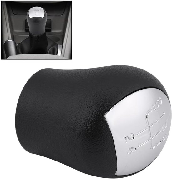 Versnellingspook Autostijl - Schakelpook - Auto Interieur - 5 Versnellingen - 6 cm Hoog - Zwart — afbeelding 3
