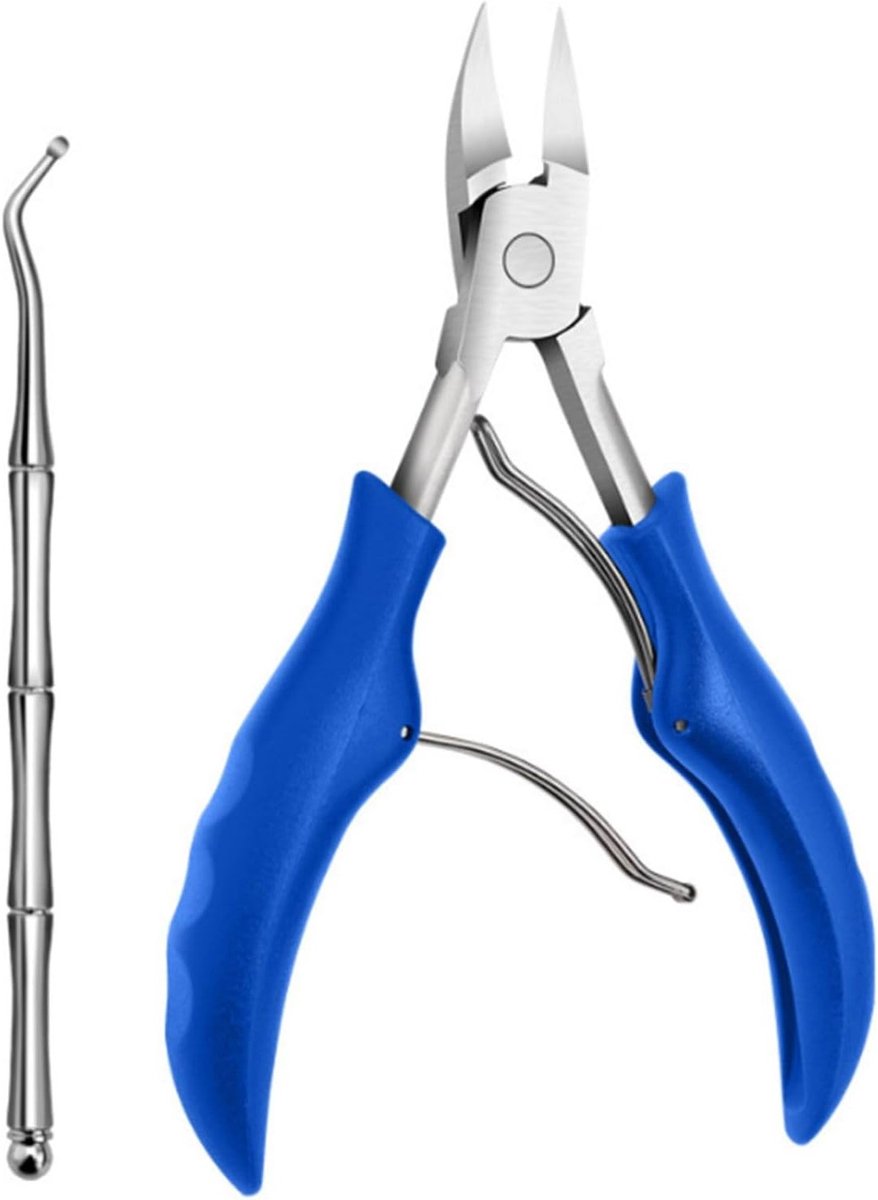 Ingrown Toenail Verzorgingsset, 2 Delige Nagelknipper voor Ingegroefde Teennagels, RVS Nageltrimmer en Verzorgingstools