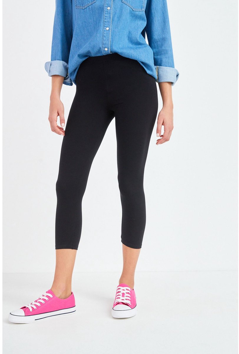 Next - Dames - Halflange legging - Zwart