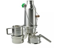 Kelly Kettle Trekker Kit RVS 0,6L - Compacte Kampeer Kookset