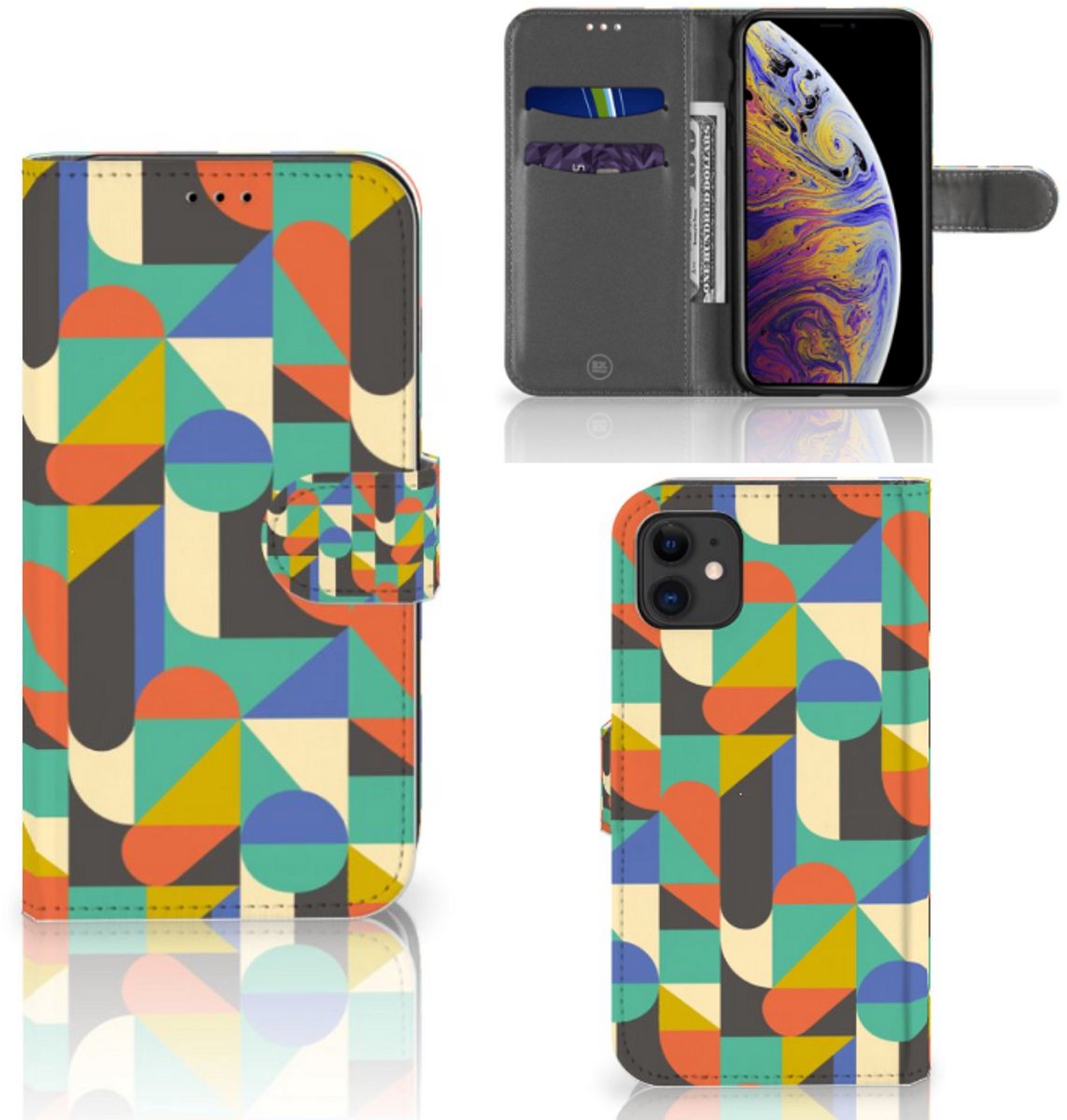 Apple iPhone 11 Telefoon Hoesje Funky Retro