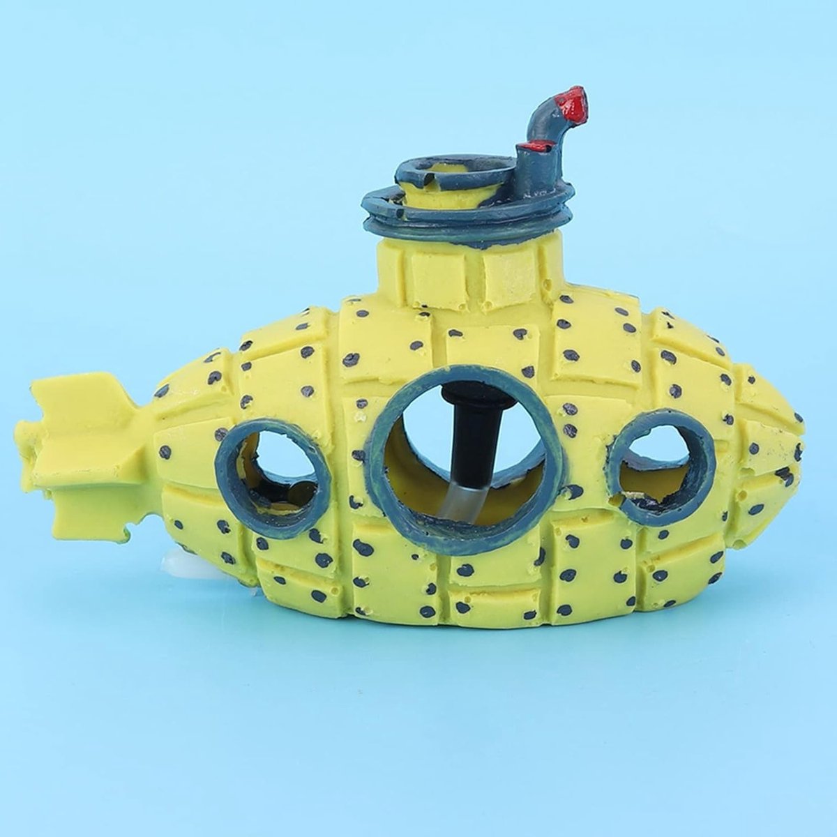 Decoratieve Onderwater Ornamenten voor Aquaria, Gele Onderzeeër Luchtsteenmaker, Ideaal voor Zuurstofpomp en Aquatische Landschappen