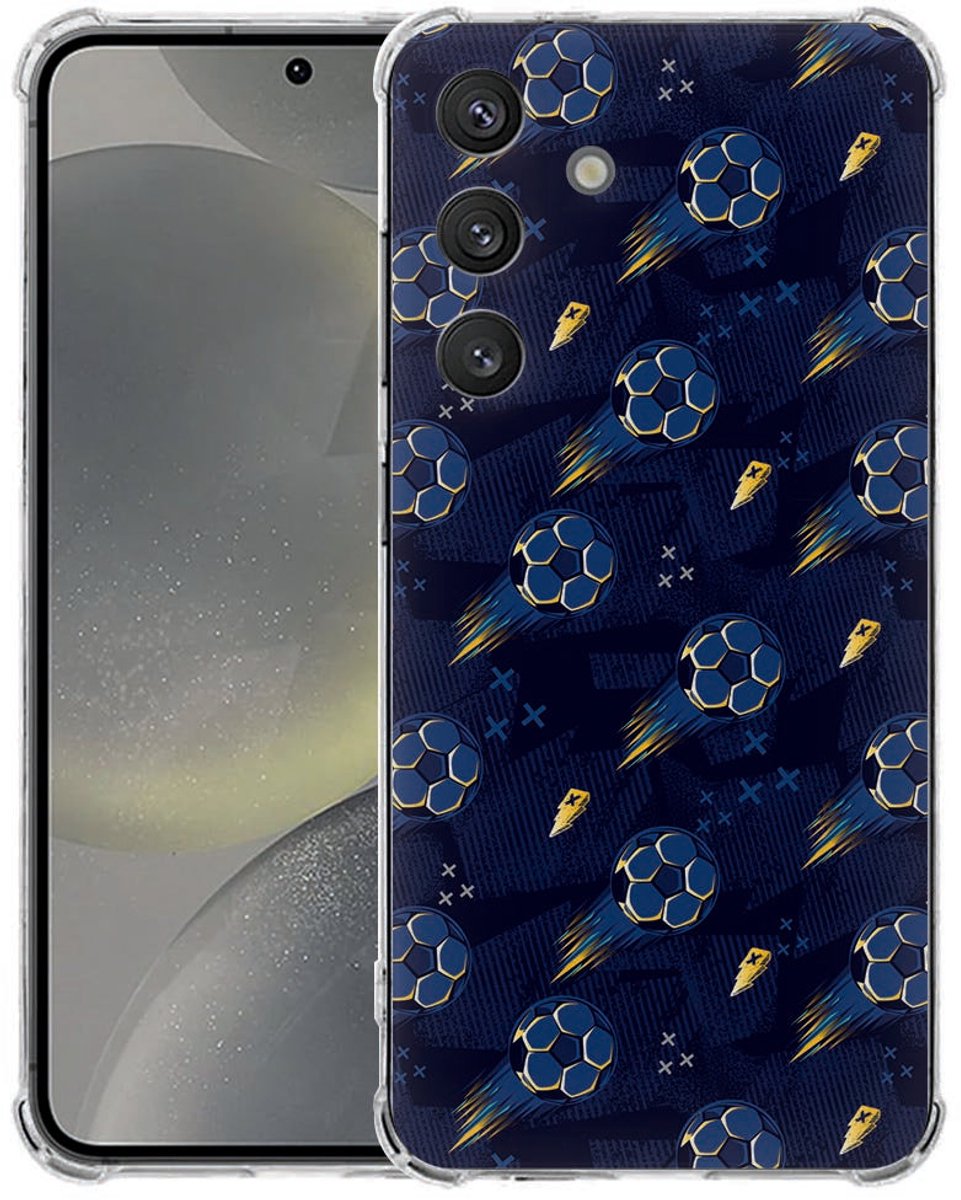 Samsung Galaxy S25 FE Hoesje - Voetbal TPU Antishock