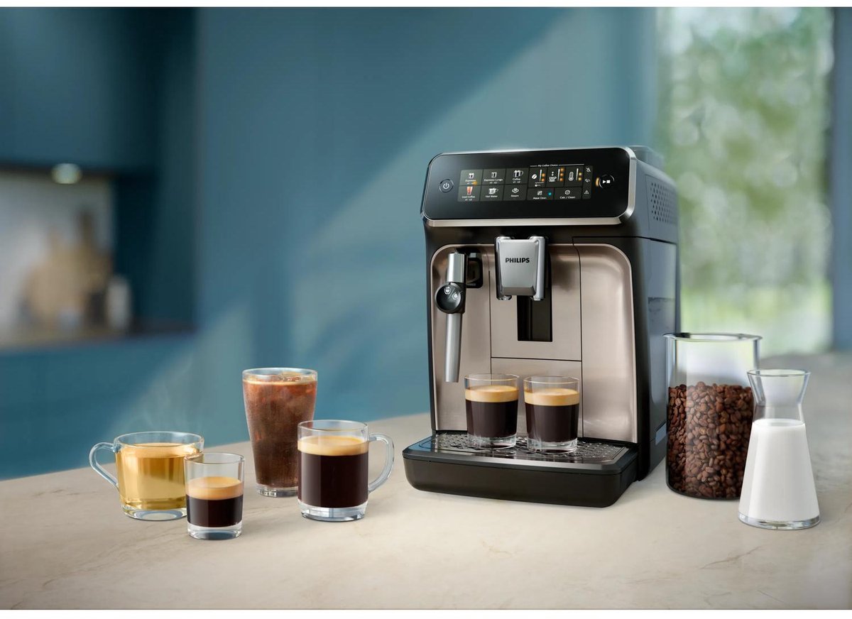Philips 3300 Series EP3321/40 - Espressomachine - 4 Soorten Koffie + Heet Water - Zwart - + AquaClean Filter — afbeelding 6