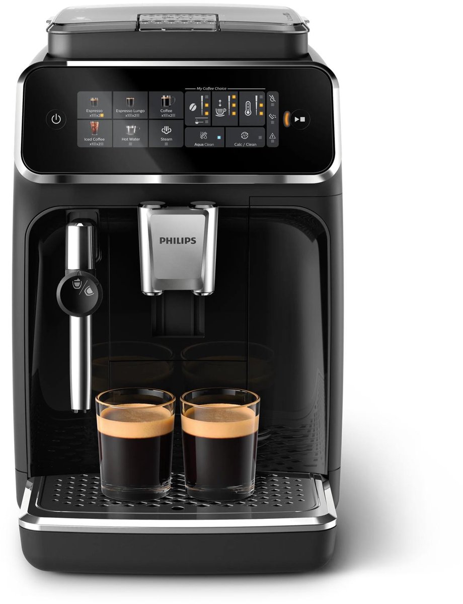 Philips 3300 Series EP3321/40 - Espressomachine - 4 Soorten Koffie + Heet Water - Zwart - + AquaClean Filter — afbeelding 3