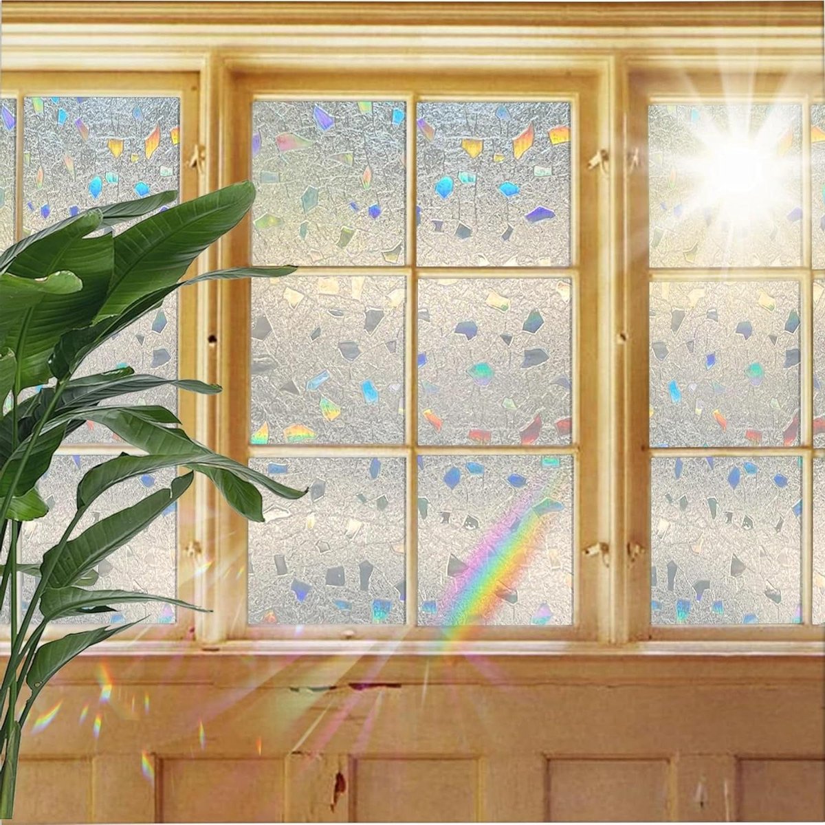 Matte Raamfolie - Privacyfolie Glas - Ramen Afschermen - Lichtblokkerend Statisch - 45 x 1