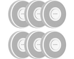 X-Sense XS0B-MR Slimme voice rookmelder met WiFi 6-pack - Link+ Pro - Gesproken meldingen - Draadloos RF koppelbaar - Brandalarm
