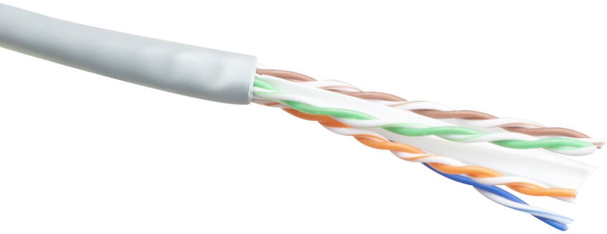 ACT XS6001 CAT6 U/UTP Solid Twisted Pair Kabel PVC AWG24 CPR:B2ca - 305 meter