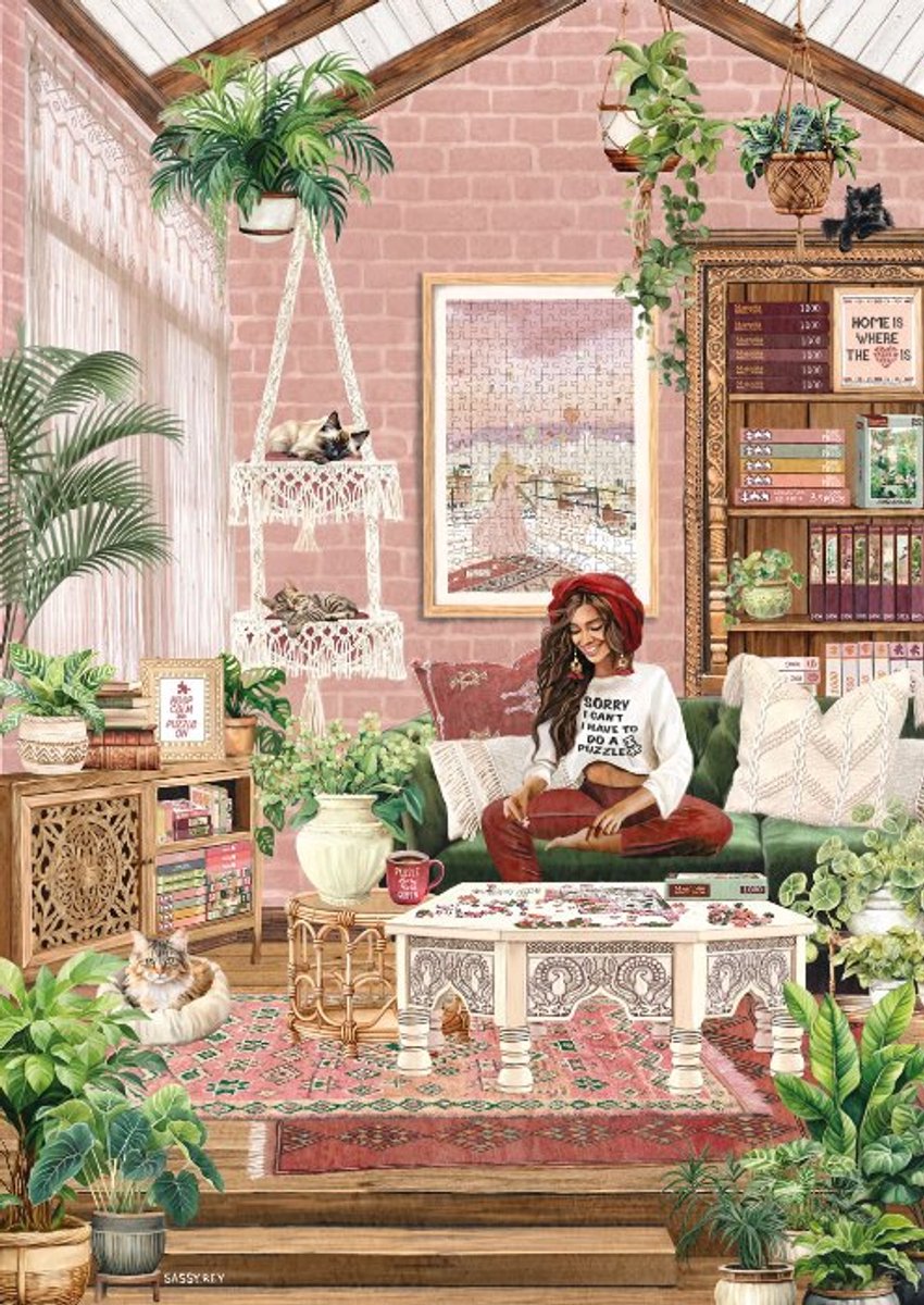 Magnolia puzzel 1000 stukjes - My Puzzle Room puzzel voor volwassenen.