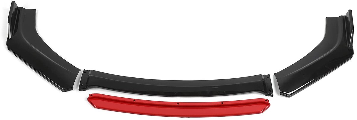 Dailygoods- Voorbumper Demping Functie - PP Materiaal - Universele Vervanging - Voorspoiler - Schokbestendig - Duurzaam - Bumperlip