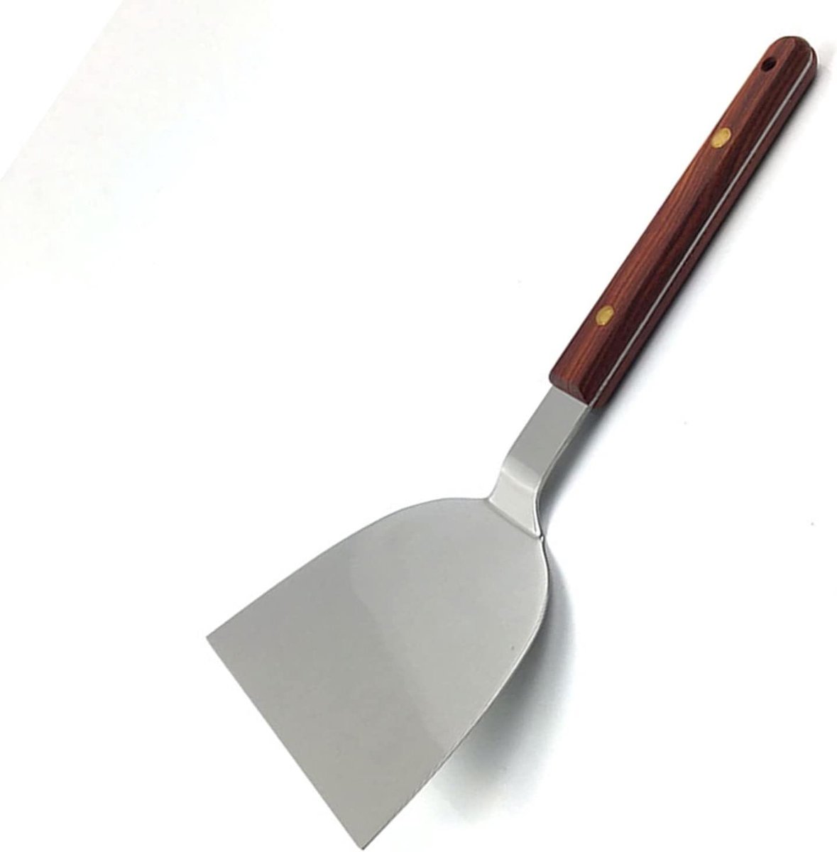 Pizzaschep Roestvrij Staal - Deegschep Bakgerei - Oven Gebruik - Lange Steel - 27 x 12 cm - Zilver