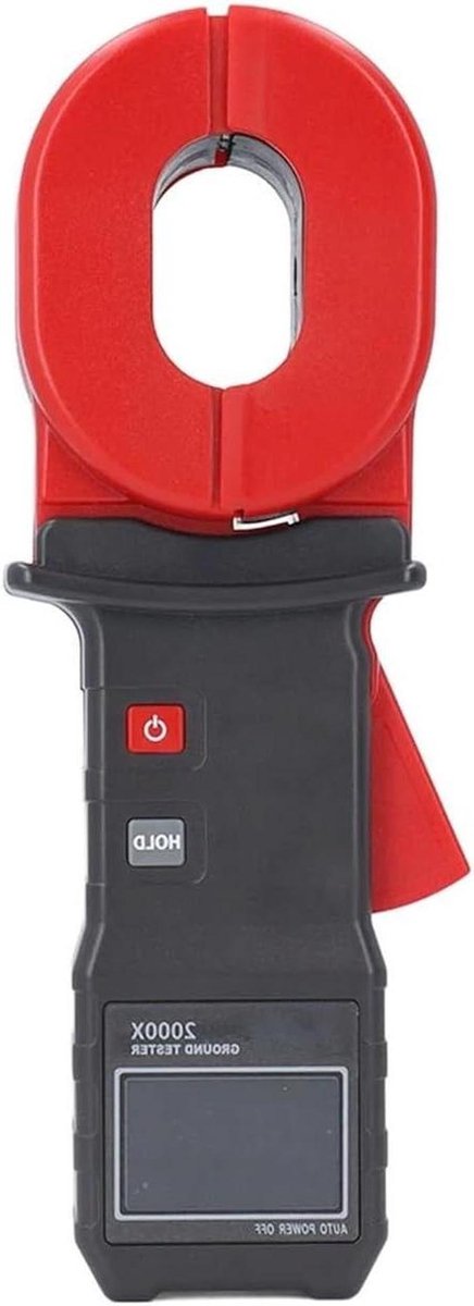 LCD-aardingstester met automatische bereikinstelling, 0-20A meetbereik, multifuncteel for onderhoud Elektronische Tester