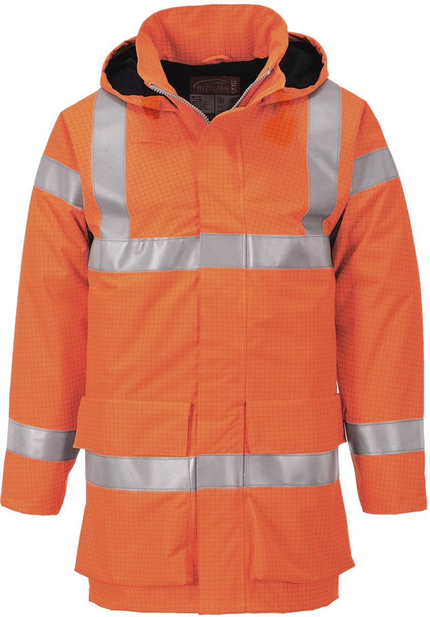 Portwest Bizflame Regen Hi-Vis Multi Lite Jack S774 - Oranje - 4XL