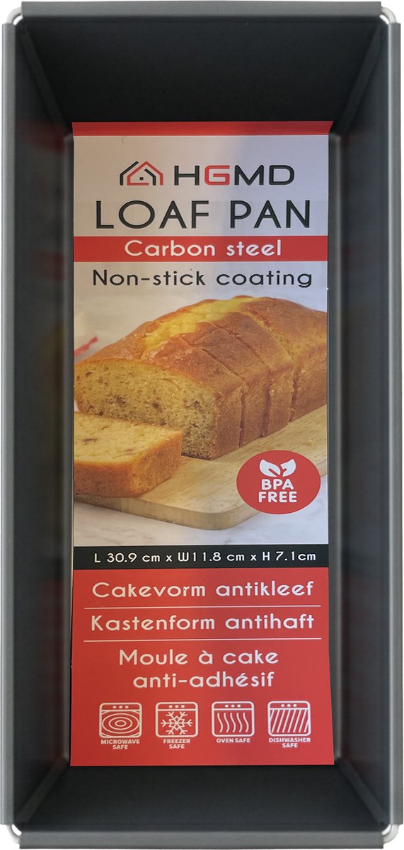 HGMD Cakeblik - 30 cm - Staal - Taartvorm - Cakevorm - Springvorm 30 cm - Bakvorm