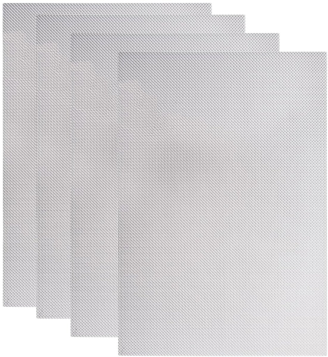 Dailygoods- Draadgaas Fijnmazig 30 x 21 cm - 304 Roestvrij Staal - Insectenbescherming - Knaagdiergaas - Ventilatie - Temperatuurbereik tot 850°C - Insectengaas