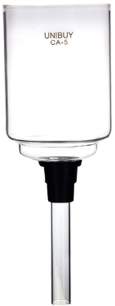 Dailygoods- Sifonpot Glazen Bovenste - Koffiezetapparaat voor 3 Kopjes - Accessoires - Vervanging - Veilig en Stabiel - Transparant Glas