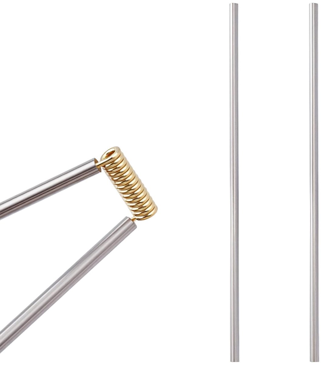 Dailygoods- Haarklauw Clip - 2 Stuks - Roestvrij Staal - Vervangingsgereedschap - 12 mm - Quick Fix Reparatie Tool - Geschikt voor Grote/Middelgrote Klauwclips - Reparatietool