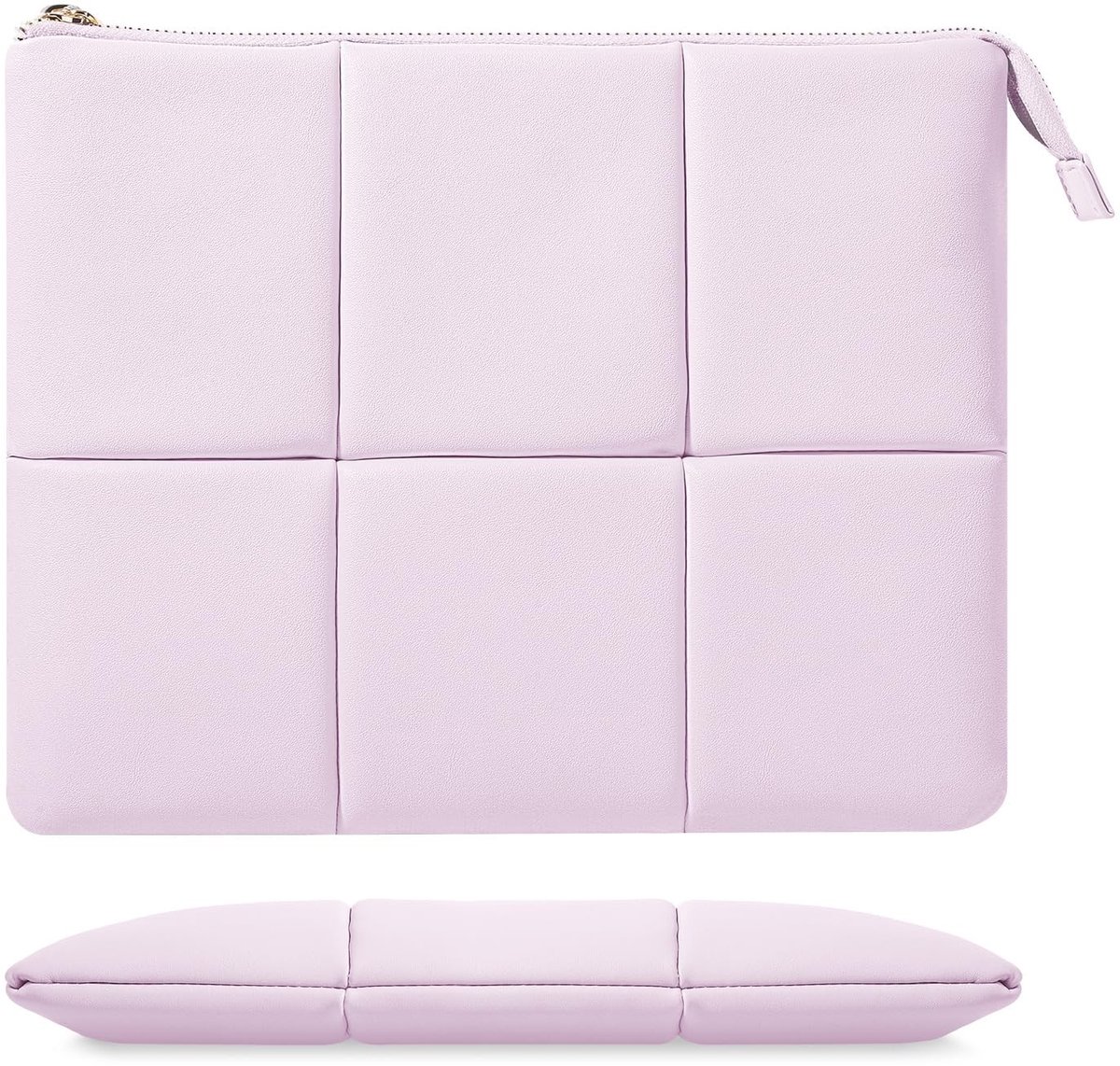 Dailygoods- Tablet Sleeve Waterdicht - 9-11 Inch - PU Leer - Geschikt voor iPad en Galaxy Tab - Elastische Band - Lichtroze/Paarse Kleur - Tablethoes