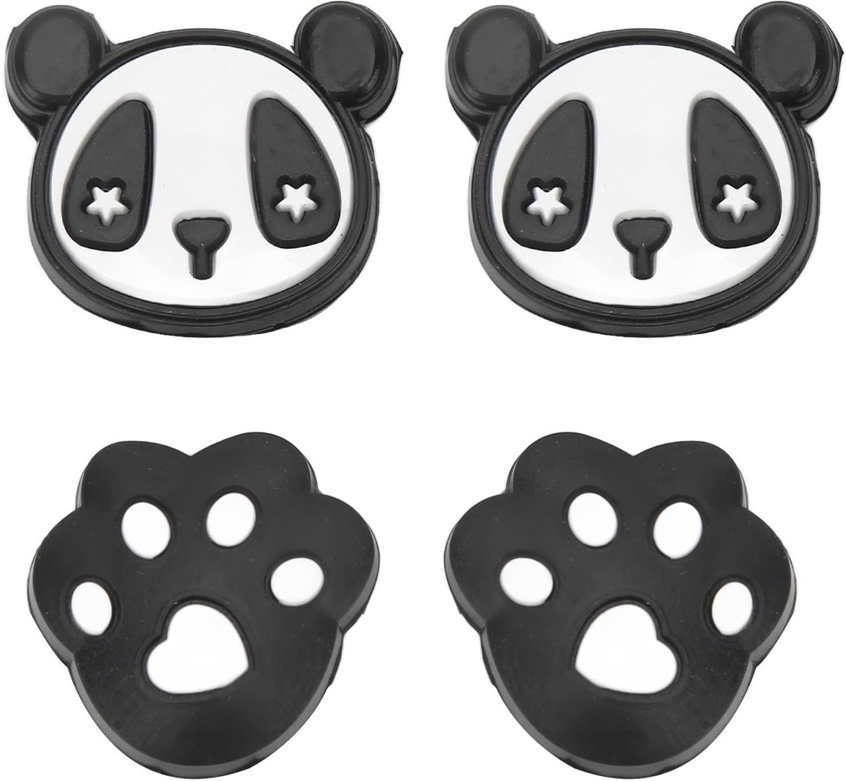 Dailygoods- Racketdempers 4 Stuks - Schokabsorbers - Silicone - Vibration Reducers - Duurzaam - Efficiënte Schokabsorptie - Tennisdempers