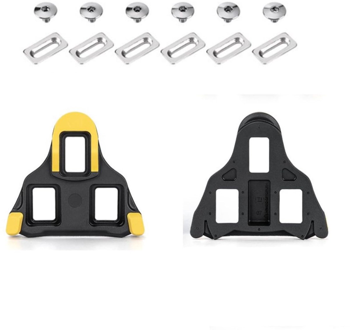 Dailygoods- Fietsschoenplaatjes met grip - Schoenplaatjes SPD - Antislip - Duurzaam TPU - Lichtgewicht - Eenvoudig te installeren