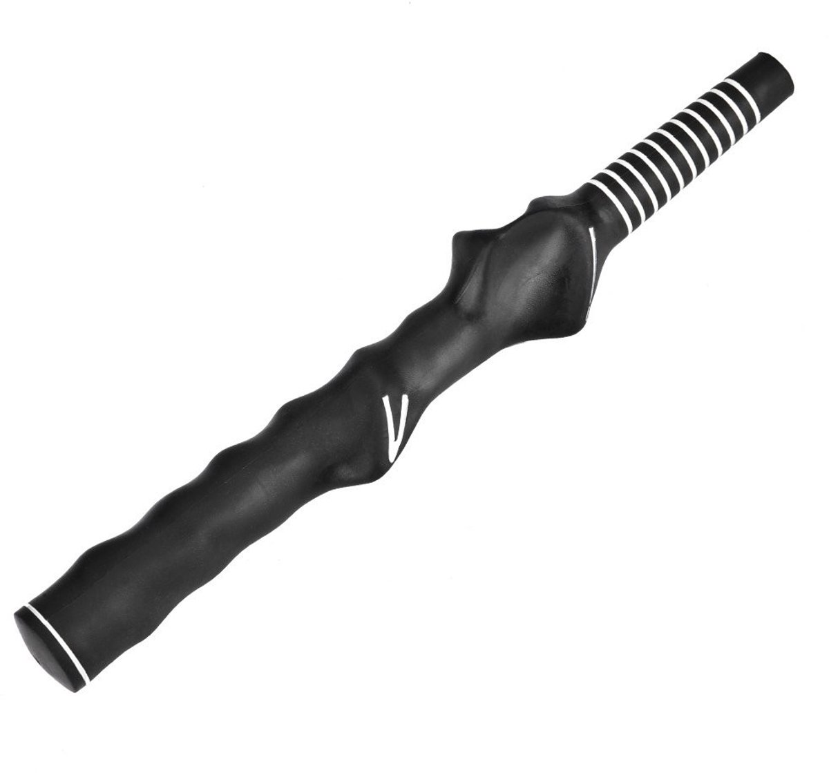 Dailygoods- Golf Grip Trainer - Rubber Grip - Handpositie Hulp - Ergonomisch Ontwerp - Zwart - Verbeter Nauwkeurigheid - Golfhandvat