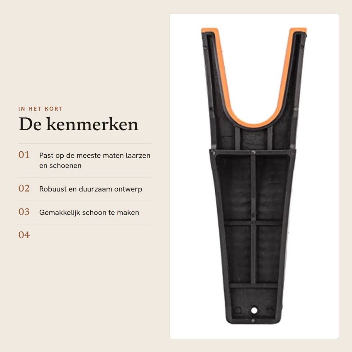 Dailygoods- Schoentrekker Stevig - Schoenverwijderaar - Waterdicht - Zacht Rubber - Universeel Design - Gemakkelijk Schoon Te Maken - Laarzenverwijderaar