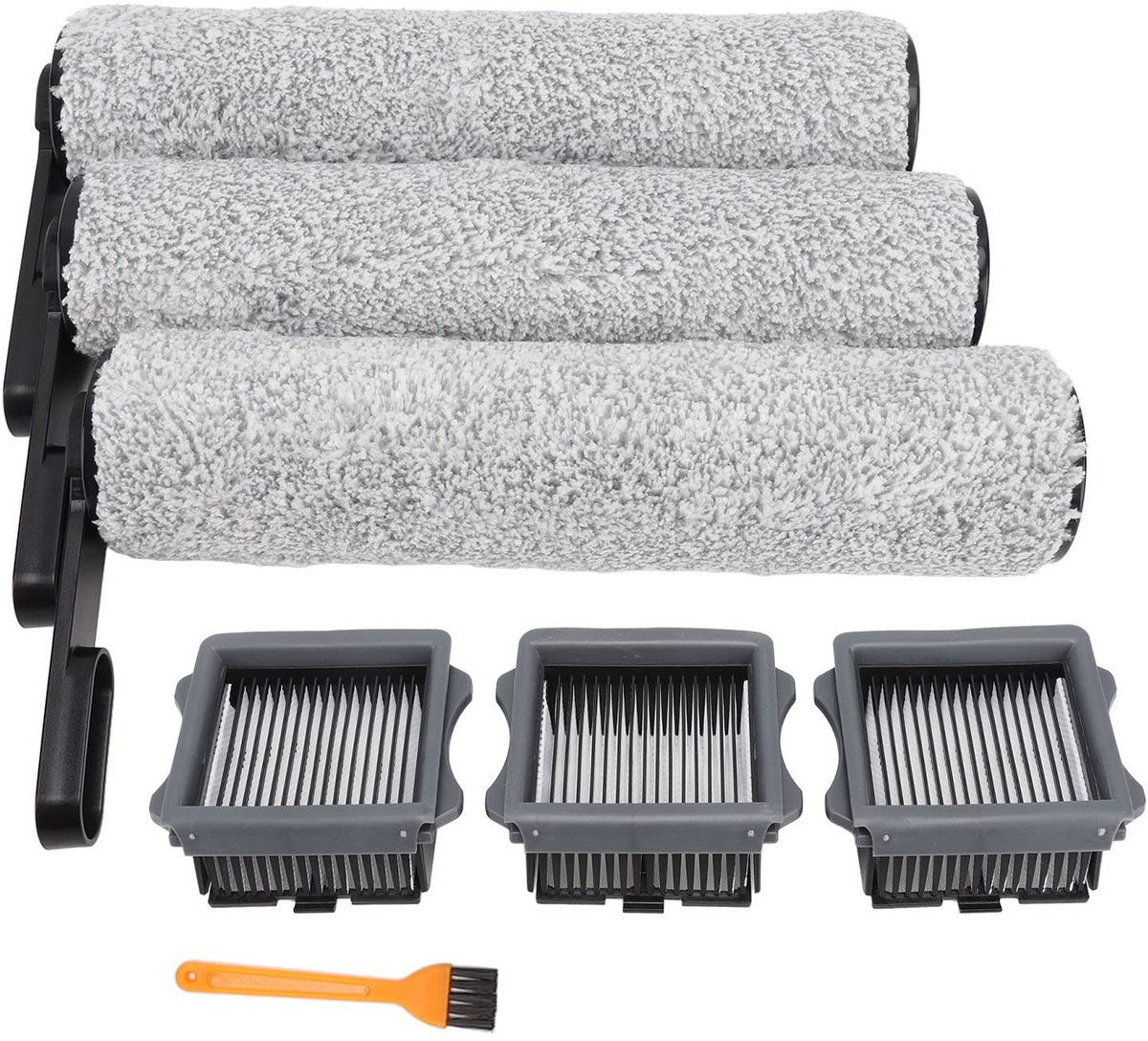 Dailygoods- HEPA-filter Hoge Efficiëntie - Stofzuigerfilter - Stofzuigerborstelkit - Rolborstel - Reinigingsborstel - ABS Materiaal